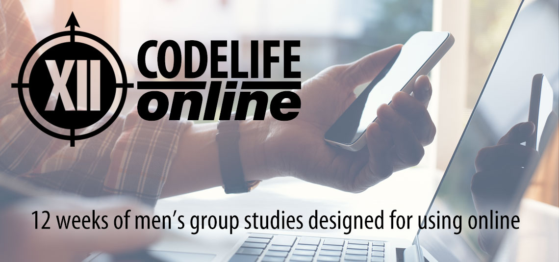 Codelife Online: 12 weeks of men's group studies designed for using online